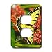 Butterflies - Tiger Swallow Tail - Light Switch Covers - 2 plug outlet cover