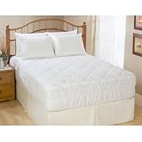 Waterproof Quilted Mattress Pad Fitted 33" X 75"+12" Deep
