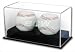 BCW Deluxe Acrylic Double (2) Baseball Holder Display - Sports Memoriablia Display Case - Sportscards Collecting Supplies