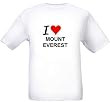 I LOVE MOUNT EVEREST - Mountain-series - White T-shirt