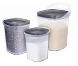 Rubbermaid 7J18 Durable 3-Piece Canister Set