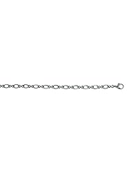 14KT White Fancy Link 4.5mm Bracelets Length = 7.25