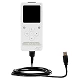 Classic Straight USB Cable for the iRiver E10 with Power Hot Sync and Charge capabilities - Gomadic Brand w/ TipExchange Technology