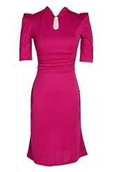 Cotton Cocktail Mermaid Vintage Bodycon Dress/Evening Dress/Prom Dress/Party Dress/Tunic/Midi Dress 