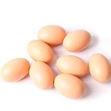 EQLEF® 10pcs Artificial Nest Eggs Fake Food Dummy House Decor