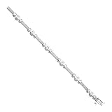 14K White Gold 1 ct. Diamond Tennis Bracelet