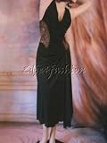 Roberto Cavalli - $2925 New ROBERTO CAVALLI Lace Ruched Black Dress Gown 8 42