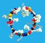 Zoo Max DUS15 Block Ring 10in Bird Toy