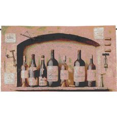 Mohawk Industries Chateau Lascombes Wine Shelf Tapestry Wall Hanging
