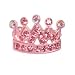 pomeranian14  - Pink Austrian Crystal Z Crown Hair Clip Barrette