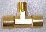 2 Way Air Brass Tee Splitter