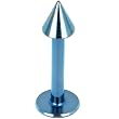 16 Gauge Lt Blue Titanium Cone Labret Monroe Tragus