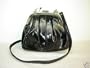 Kenneth Cole Mini Exotica Ombre Handbag Purse ~ Black/Gray In Color