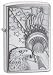 Zippo 20895 Windproof Something Patriotic Emblem Lighter Brushed Chrome
