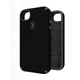Speck Products CandyShell Satin Case for iPhone 4/4S - 1 Pack - Carrying Case - Retail Packaging - Black/Dark Grey