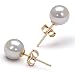 White 6-7mm AA Japanese Akoya Pearl Earring Set