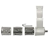 New Prago 6pc Shredder/Slicer Kit Shred Cheese Garlic Or Nuts / Slice Cheese Vegetables Or Fruit