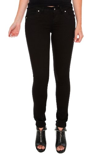 Tripp Black Lace-Up Waist Skinny Jeans product image
