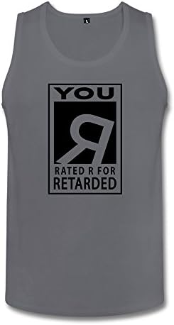 Sleeveless Tanks You Rated R Deep Heather Male Bodybuilding S