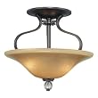 Minka Lavery Grahmton Lathan Bronze SemiFlush 4482-167B