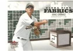 2006 Ultra Fine Fabrics #EC Eric Chavez - Oakland Athletics (Jersey) (Baseball Cards)