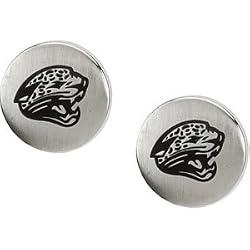 Stainless Steel Jacksonville Jaguars Logo Stud Earrings