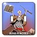 Londons Times Funny Panel Hollywood Cartoons - Heston Guns N Moses - Light Switch Cov...