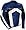 TOURMASTER/CORTECH IMPULSE II MOTORCYCLE JACKET BLUE SIZE:MED