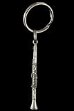 Clarinet Key Chain - Pewter