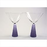 Prescott Martini Glass in Plum (Set of 2)
