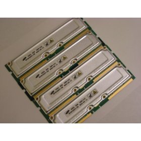 1GB Kit (4x256MB) PC800-40 RAMBUS RDRAM Rimm Upgrade Memory for Dell Dimension 8100 8200 8250