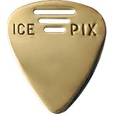 Ice Pix Brass Guitar Picks - 3 Pack, Medium 3-Pack