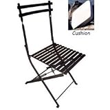 Patio Chair with Cushion ( Black ) ( 32 &acute; H x 17 &acute; W x 18 &acute; D ) - B001C4QKDO