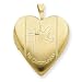 Genuine IceCarats Designer Jewelry Gift 1/20 Gold Filled 20Mm 1St Communion Heart Locket