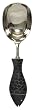 Decorative Ice Scoop with Black Fish Shaped Resin Handle