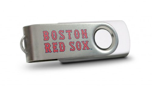 Centon Boston Red Sox Edition DataStick Swivel 4 GB USB 2.0 Flash Drive DSVM4 GB-BOS (White)
