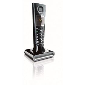 Philips DECT ID937 Single Phone - Black (with answering machine)