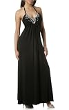 Baby Phat - Silver Jeweled Neck Halter Dress by Baby Phat