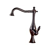 Rozin オイルは青銅をこすり 浴室 トイレ用 蛇口 シングルレバー 流し台 シンク用 混合栓 じゃぐち