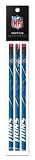 Detroit Lions 3 Pack Wood Pencil in Clear Bag with Header - NFL (12005-QUI)
