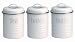 Typhoon Vintage Tea, Coffee & Sugar Storage Set, White