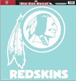 Washington Redskins 18"x18" Die Cut Decal officially licensed placed on surfaces self-adhesive