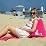 WickedWedge Inflatable Lounger Pink