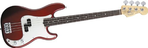Fender American Standard Precision BassÂ® with Maple Neck & Deluxe Hardshell Case - 3 Tone Sunburst