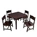 KidKraft Farmhouse Table and Chair Set Espresso