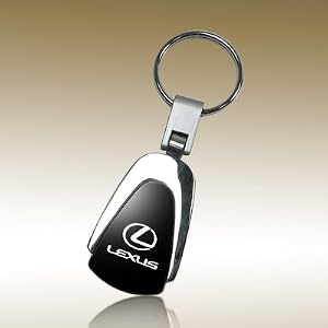 Lexus Black Tear Drop Key Chain