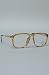 Vintage Eyewear The Playboy 4665 Sunglasses in Clear & Yellow-Brown,Sunglasses for Unisex