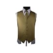 Tuxedo Vest - Palermo Collection Gold with Coordinating Windsor Band Tie