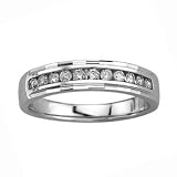 1/4 Carat Diamond 14k White Gold Wedding Ring