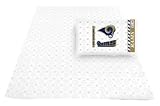 ST. LOUIS RAMS OFFICIAL TEAM LOGO QUEEN SIZE JERSEY SHEET SET